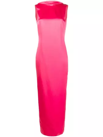 Versace cowl-back Gown - Farfetch