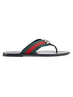 Gucci Men's GG Slide Sandals | SaksFifthAvenue