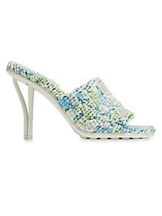 Shop Bottega Veneta Crochet Pinwheel Sandals | Saks Fifth Avenue