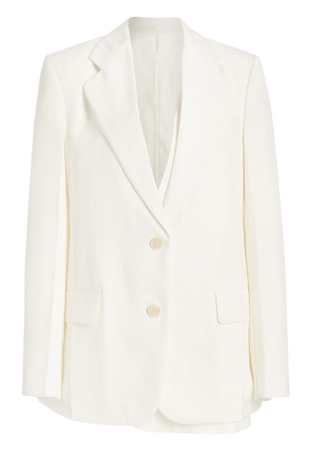 Victoria Beckham Asymetric Double Layer Jacket
