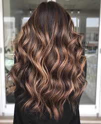 brown wavy hair highlights - Google Search