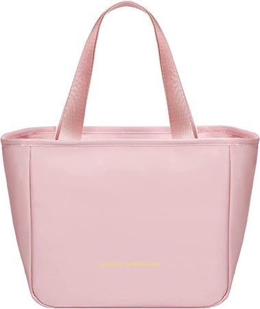 Insulated Lunch Bag for Women Work, Cute Large Women Lunch Tote Bag Waterproof, Leakproof Lunch Box Women Lunch Purse Bag for Office, Picnic, School (pink): Home & Kitchen