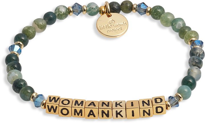Womankind Beaded Stretch Bracelet