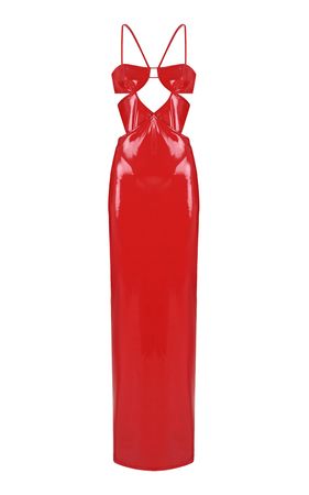 Cyndi Pigalle Red Cutout Maxi Dress By New Arrivals | Moda Operandi