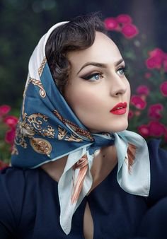 Grace Kelly Style Headscarf