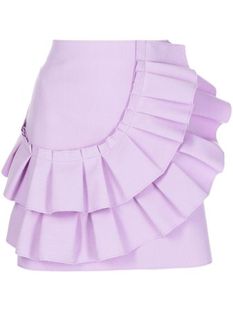 MSGM Ruffled high-waist Mini Skirt - Farfetch