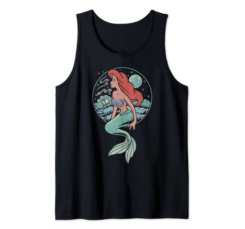 Amazon.com: Disney The Little Mermaid Ariel Space Gazing Tank Top: Clothing