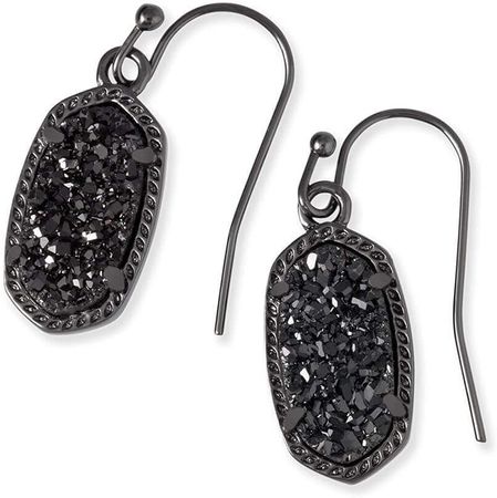 Amazon.com: Kendra Scott Lee Drop Earrings for Women, Fashion Jewelry, Gunmetal, Black Drusy: Clothing, Shoes & Jewelry