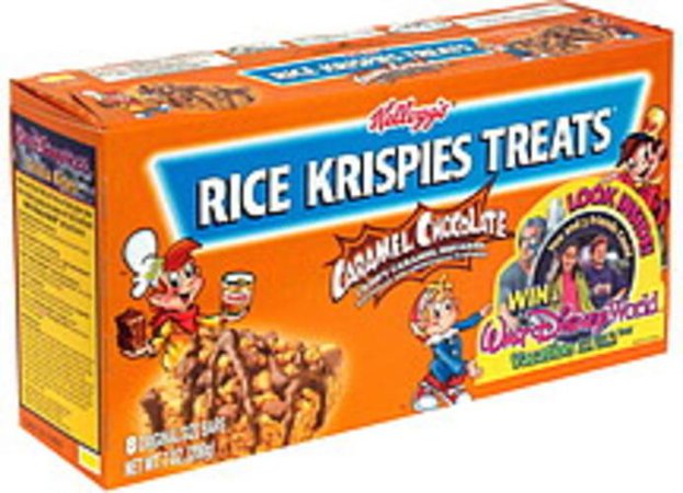 Rice Krispies Caramel Chocolate Crispy Marshmallow Squares - 8 ea, Nutrition Information | Innit