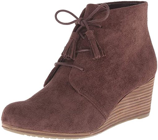 Amazon.com | Dr Scholl's Shoes Women's Dakota Boot, Dark Brown Microfiber Suede, 10 Wide | Ankle & Bootie