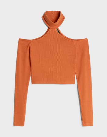 Off-the-shoulder sweater - New - Bershka United States