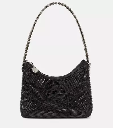 Falabella Mini Embellished Crossbody Bag in Black - Stella Mc Cartney | Mytheresa