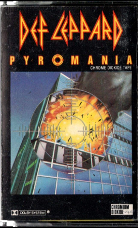 Def Leppard 1983 pyromania cassette