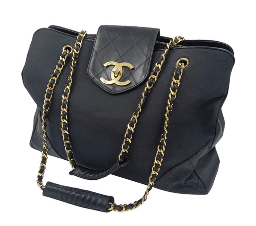 Chanel shopping cloth tote
