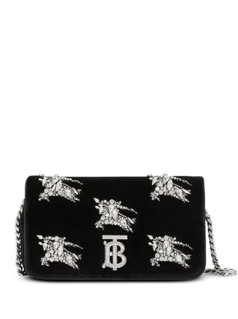 Burberry Small Lola Crystal Embellished Shoulder Bag - Farfetch