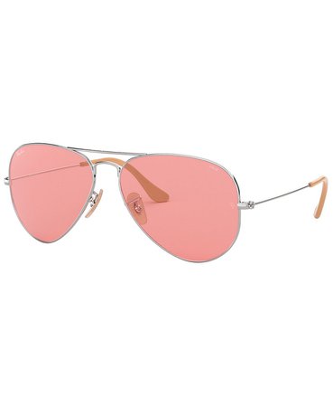 Ray-Ban Sunglasses, RB3025 AVIATOR & Reviews - Sunglasses by Sunglass Hut - Handbags & Accessories - Macy's