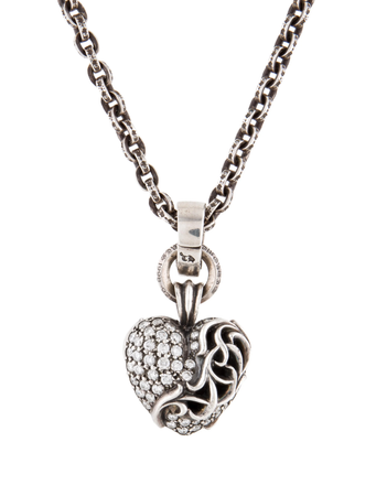 Chrome Hearts Small Heart Pendant Necklace