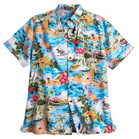 Mickey Mouse and Friends Hawaiian Shirt for Men | shopDisney
