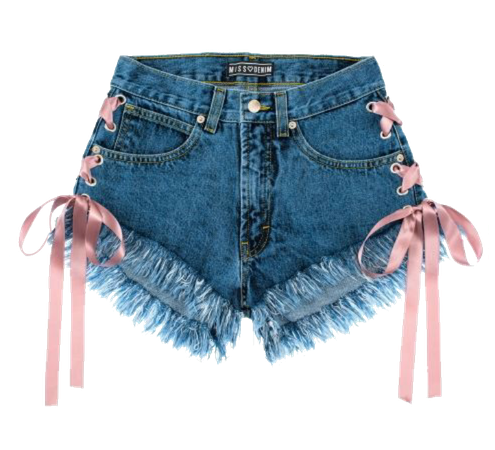 @lollialand- pink ribbon shorts