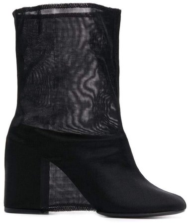 covered ankle boots