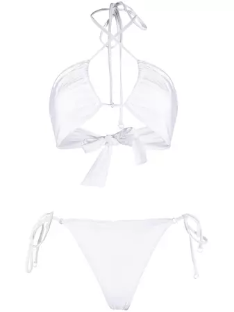 Noire Swimwear halter-neck Wrap Bikini - Farfetch