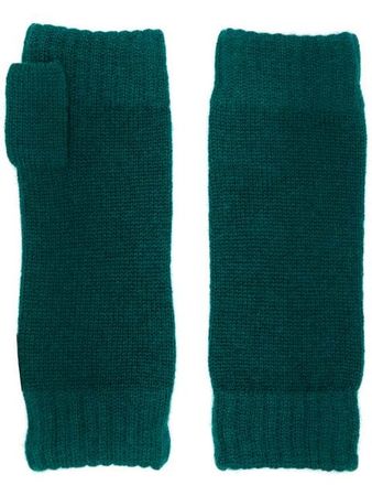 N.Peal finger-less knitted gloves