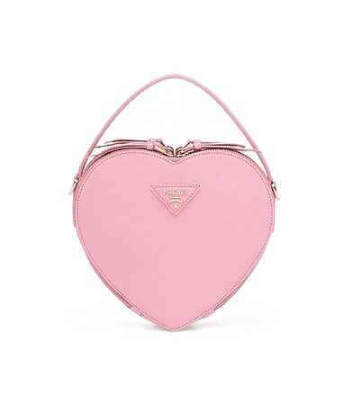 Pink heart Prada bag