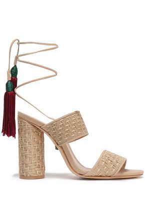 Gaby tasseled woven sandals | SCHUTZ | Sale up to 70% off | THE OUTNET