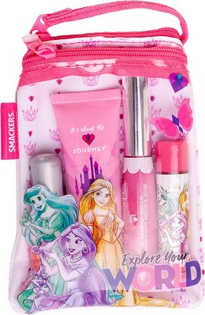 Amazon.com: Lip Smacker Princess Glam Bag Makeup Set, Lip Balm, Lip Gloss, Nail Polish, Lotion : Everything Else