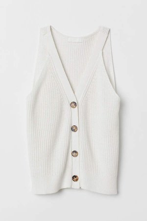 Knit Sweater - White