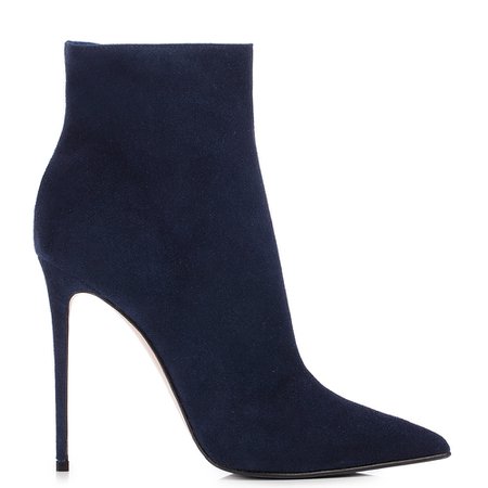 EVA ANKLE BOOT 120 mm | College blue suede ankle boot | Le Silla