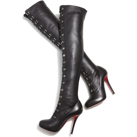 Christian Louboutin Top Croche Over-the-Knee Boot