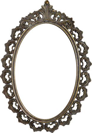 Antique Mirror Frame PNG