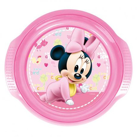 Pratinho Plástico - Disney - Minnie Mouse - New Toys - Copos, Pratos e Talheres para bebê - Magazine Luiza