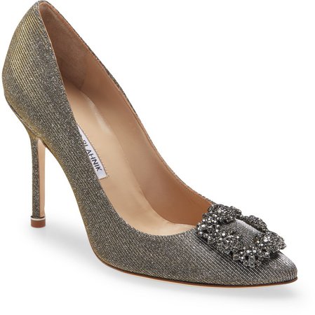 Hangisi Jeweled Pointed Toe Pump