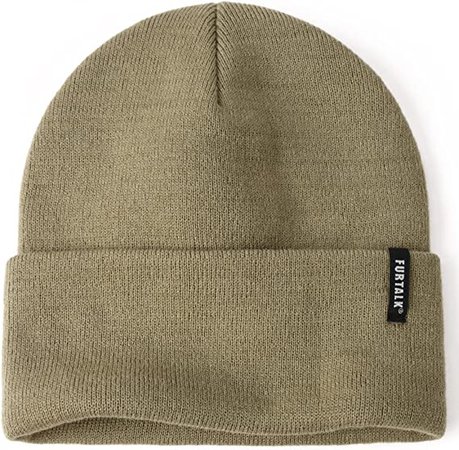 FURTALK Womens Knit Beanie Hat Acrylic Winter Hats for Women Men Soft Warm Unisex Cuffed Beanie at Amazon Women’s Clothing store