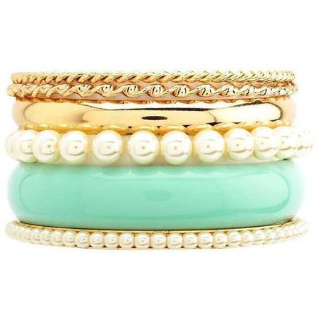 Pastel Pearls Bracelet Set