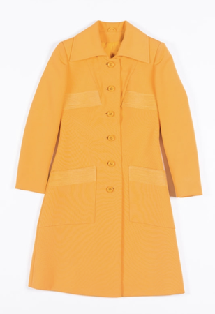 “Enzo” yellow coat from the 60s