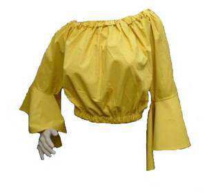 Canary Yellow Flare Blouse – Graeme Alden Clothing