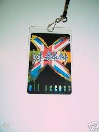 def leppard backstage pass - Google Search