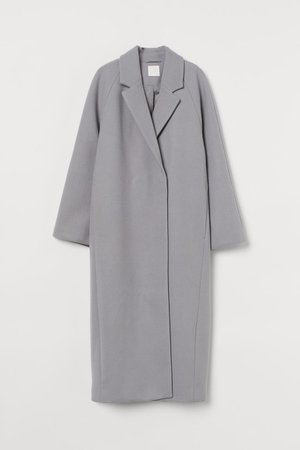 Calf-length Coat - Light gray - Ladies | H&M US