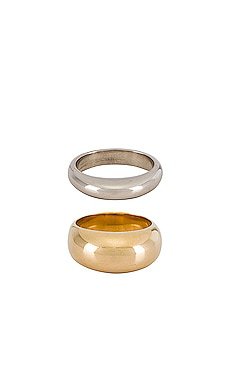 Jenny Bird Toni Ring Set in Gold | REVOLVE