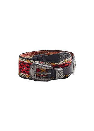 MANGO Embroidered belt