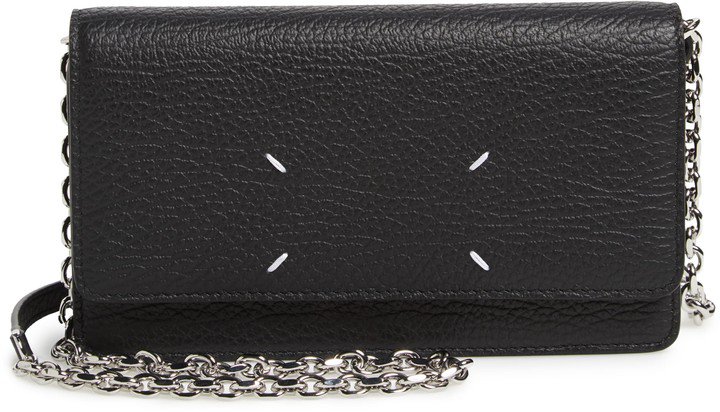 Glam Slam Leather Wallet on a Chain