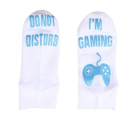 Funny Ankle Cushion Socks Do Not Disturb I'm Gaming Great Gift For Game Lovers Men Women Excellent Comfortness Christmas Socks-in Men's Socks from Underwear & Sleepwears on AliExpress