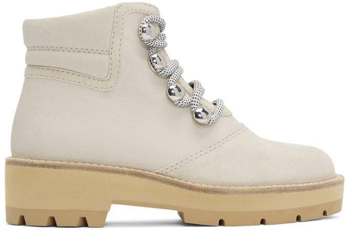 3.1 Phillip Lim  Off-White Dylan Hiking Boots €660 EUR