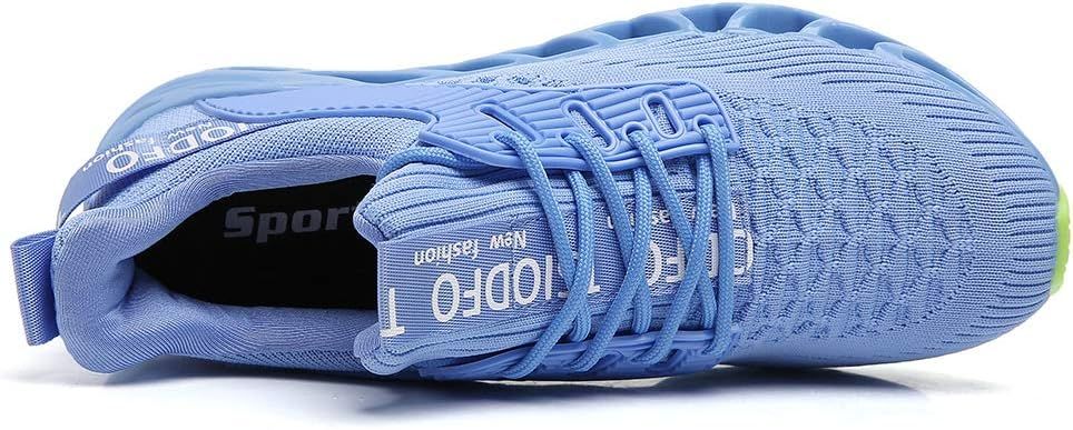 Amazon.com | TSIODFO Slip on Sneakers for Women Casual Sport Running Shoes Athletic Train Tennis Walking Shoes Ladies Gym Workout Sneaker Sky Blue Size 10.5 | Walking