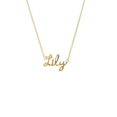 lily necklace