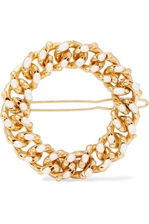 Rosantica | Ingranaggio gold-tone pearl hairclip | NET-A-PORTER.COM