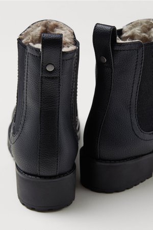 Warm-lined Chelsea Boots - Black - Ladies | H&M US